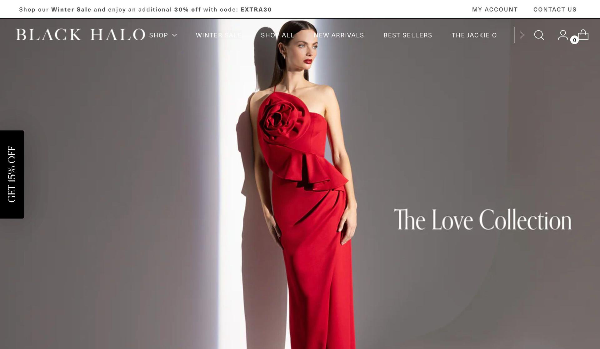 Black Halo-shopify clothing stores