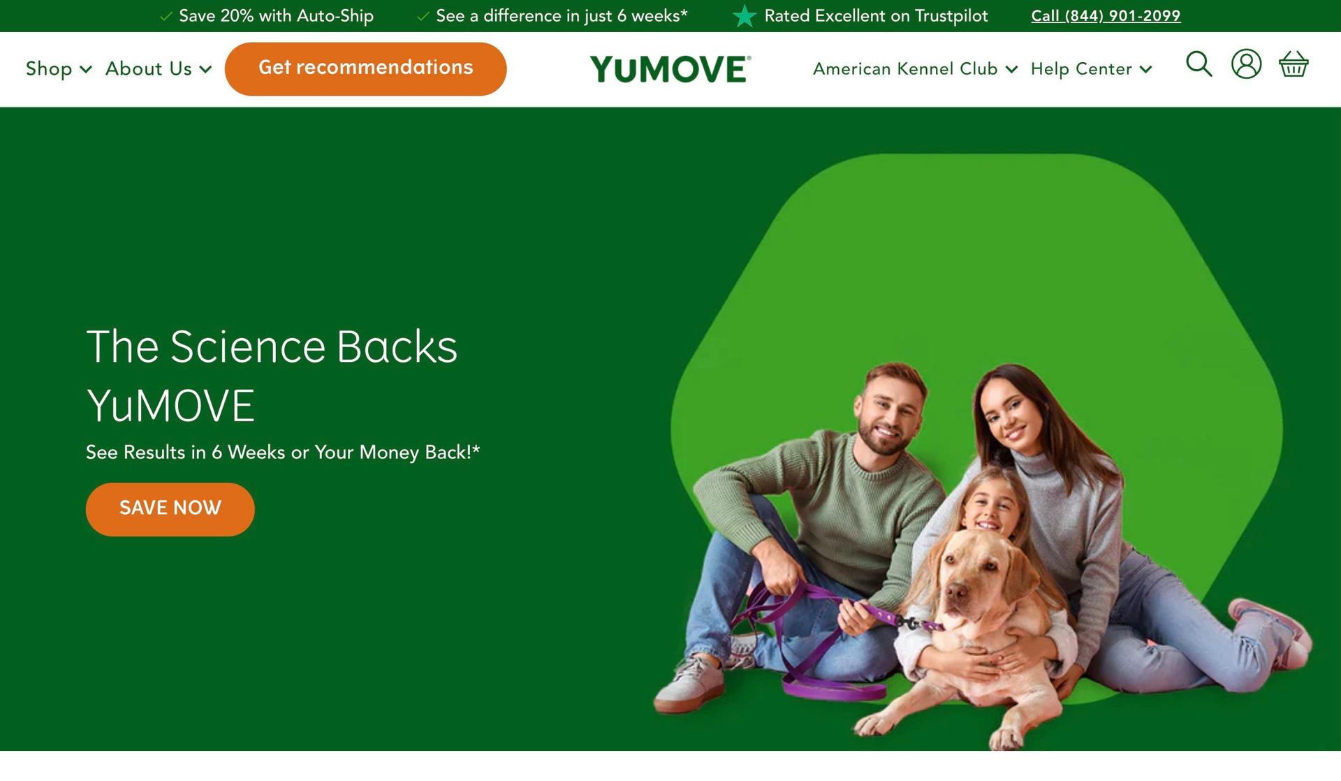 YuMOVE-pet shop ecommerce websites
