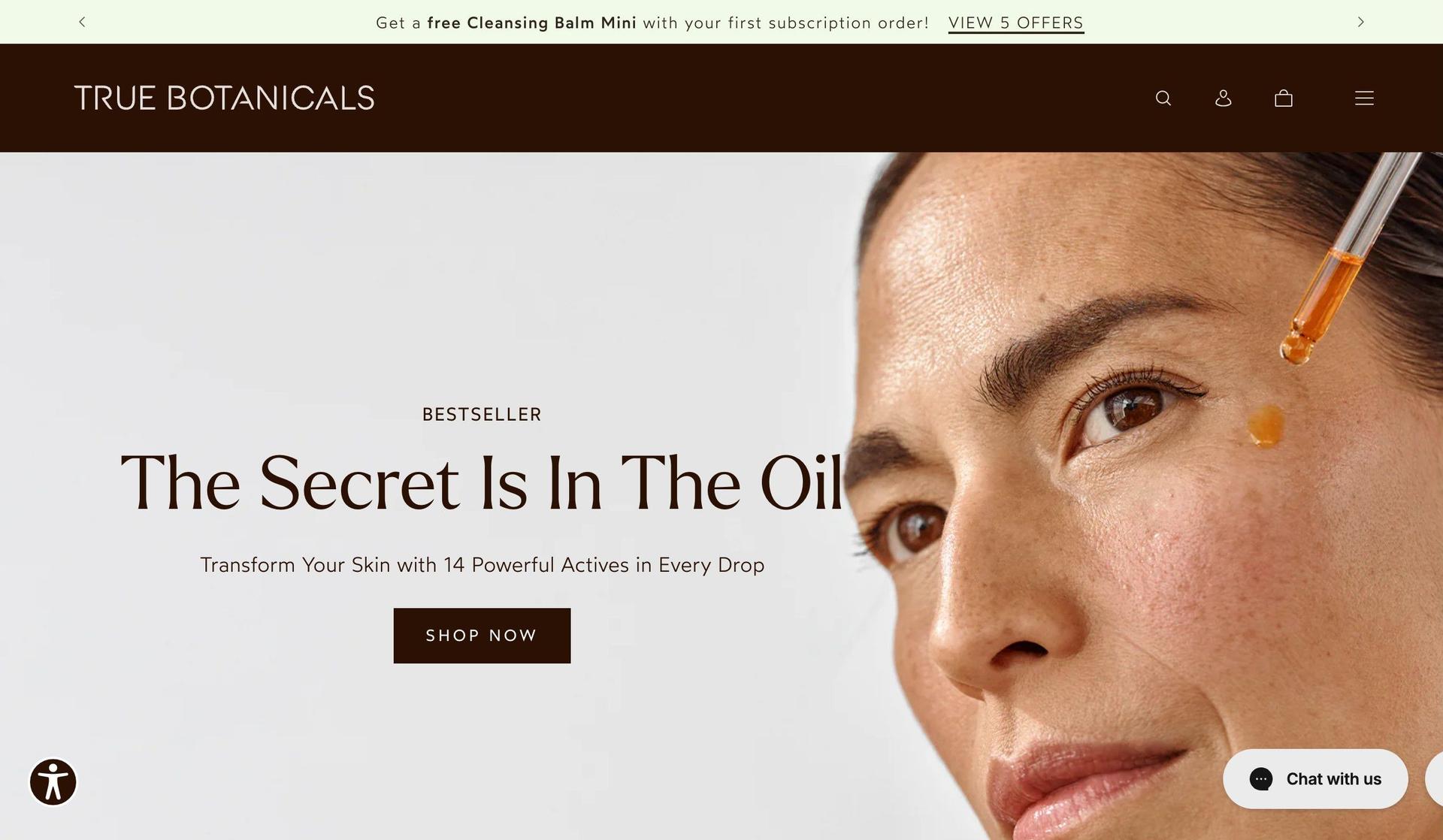 True Botanicals-shopify beauty stores