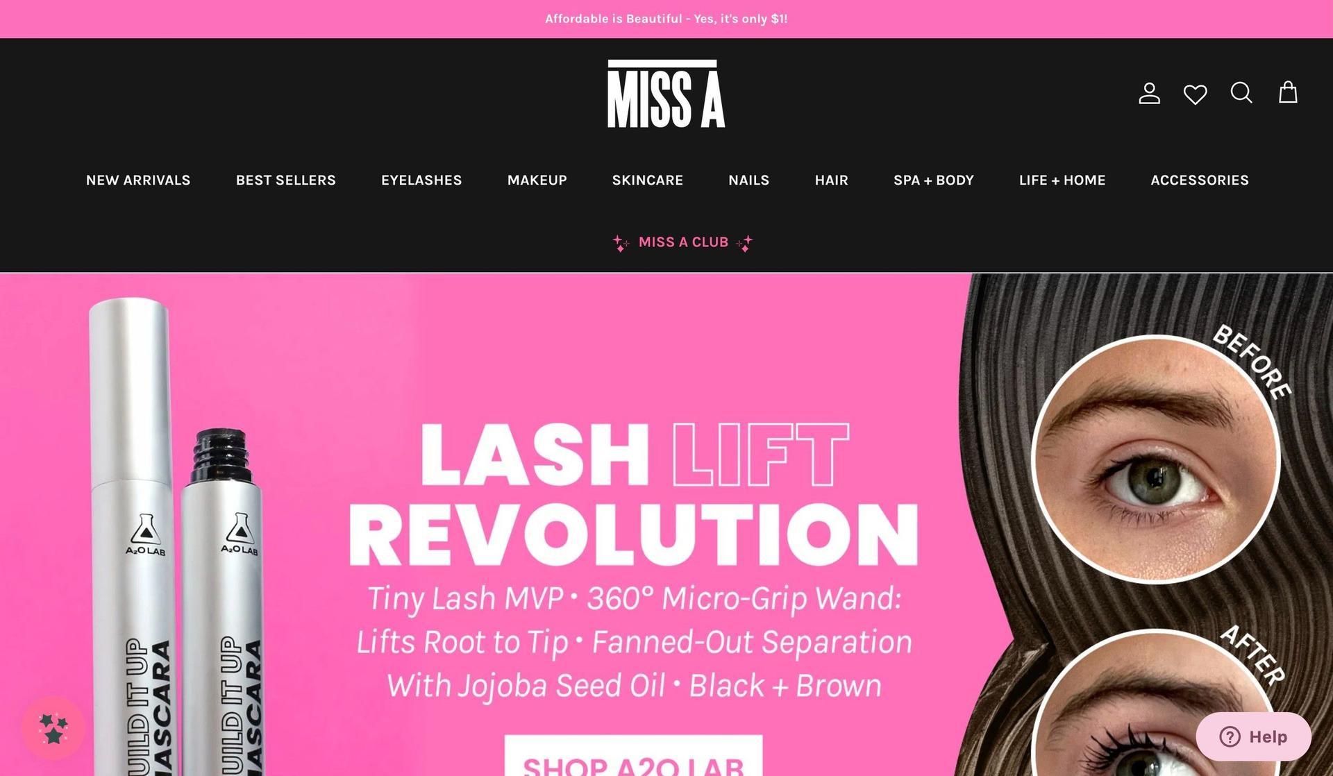Shop Miss A-shopify beauty stores