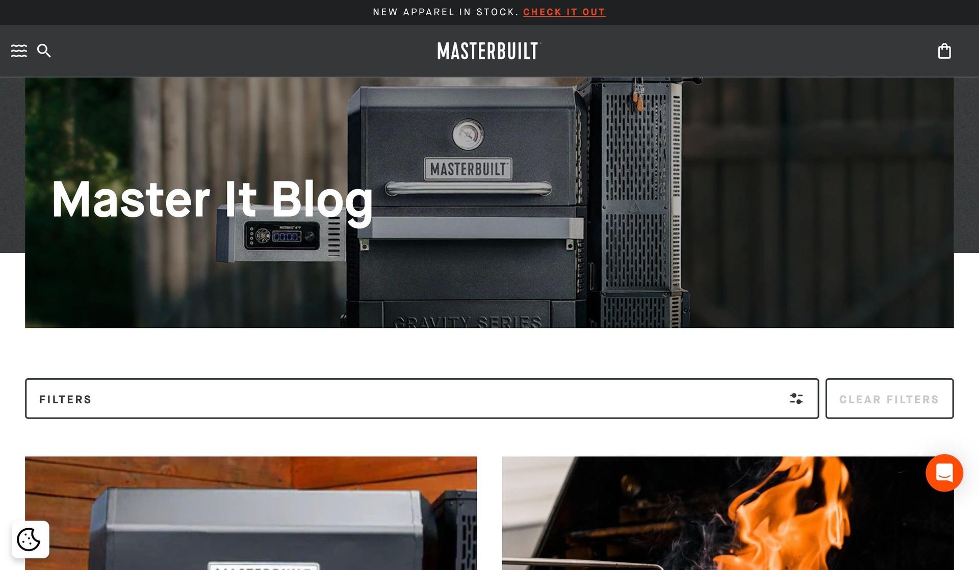 Masterbuilt-shopify blog examples
