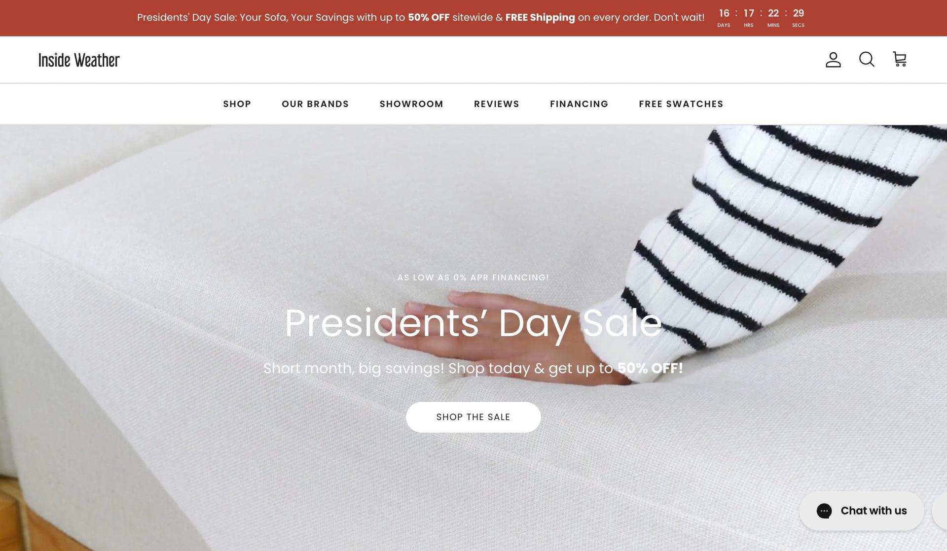 Inside Weather-shopify furniture stores