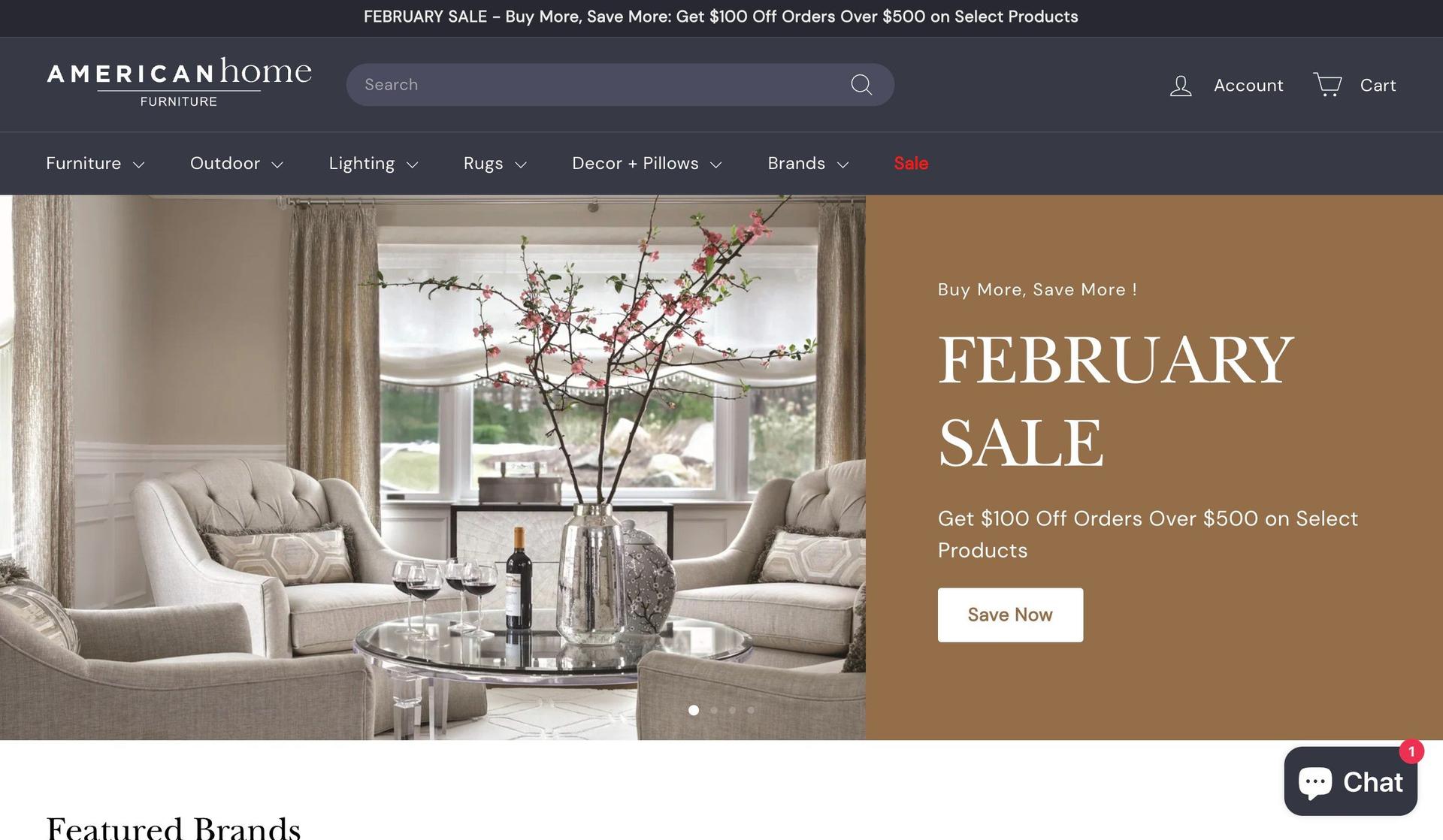 American Home Furniture-shopify furniture stores
