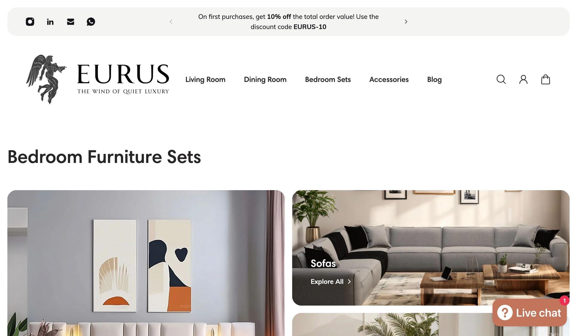 Eurus Concept-shopify furniture stores