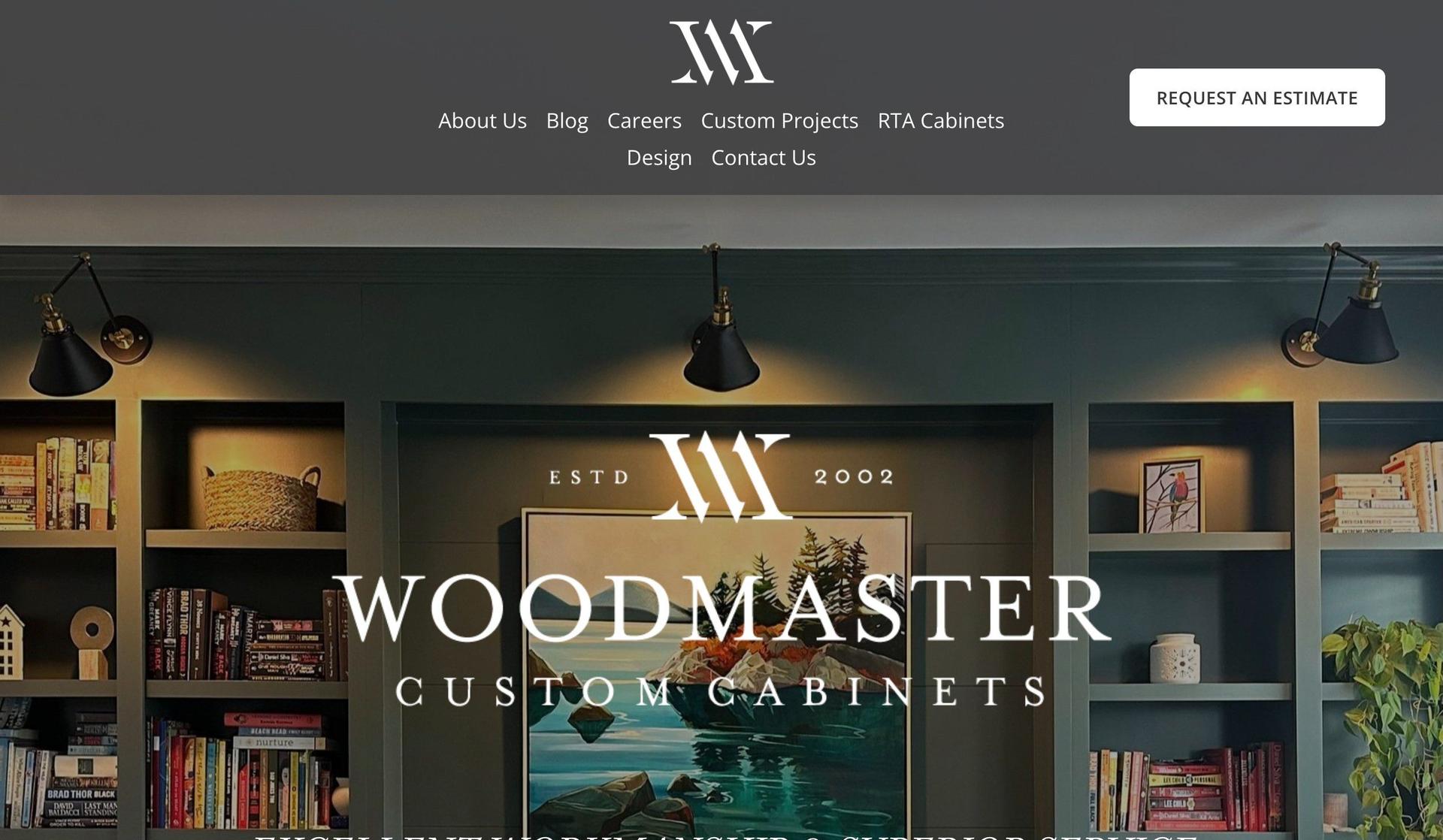 Woodmaster Woodworks-furniture website design