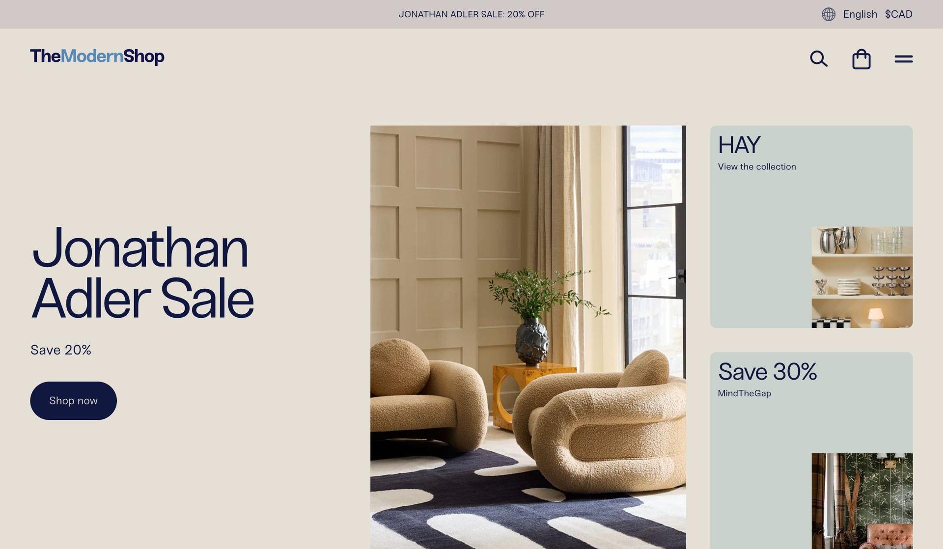 The Modern Shop-shopify home decor stores