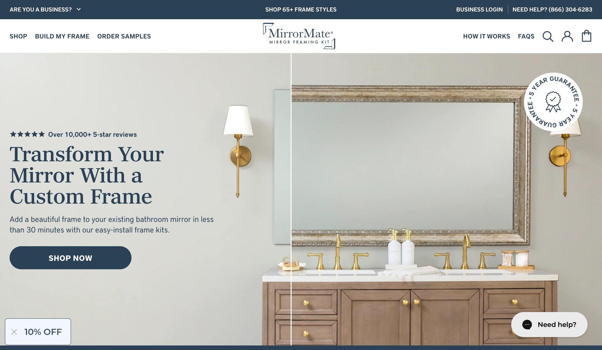 MirrorMate-shopify home decor stores