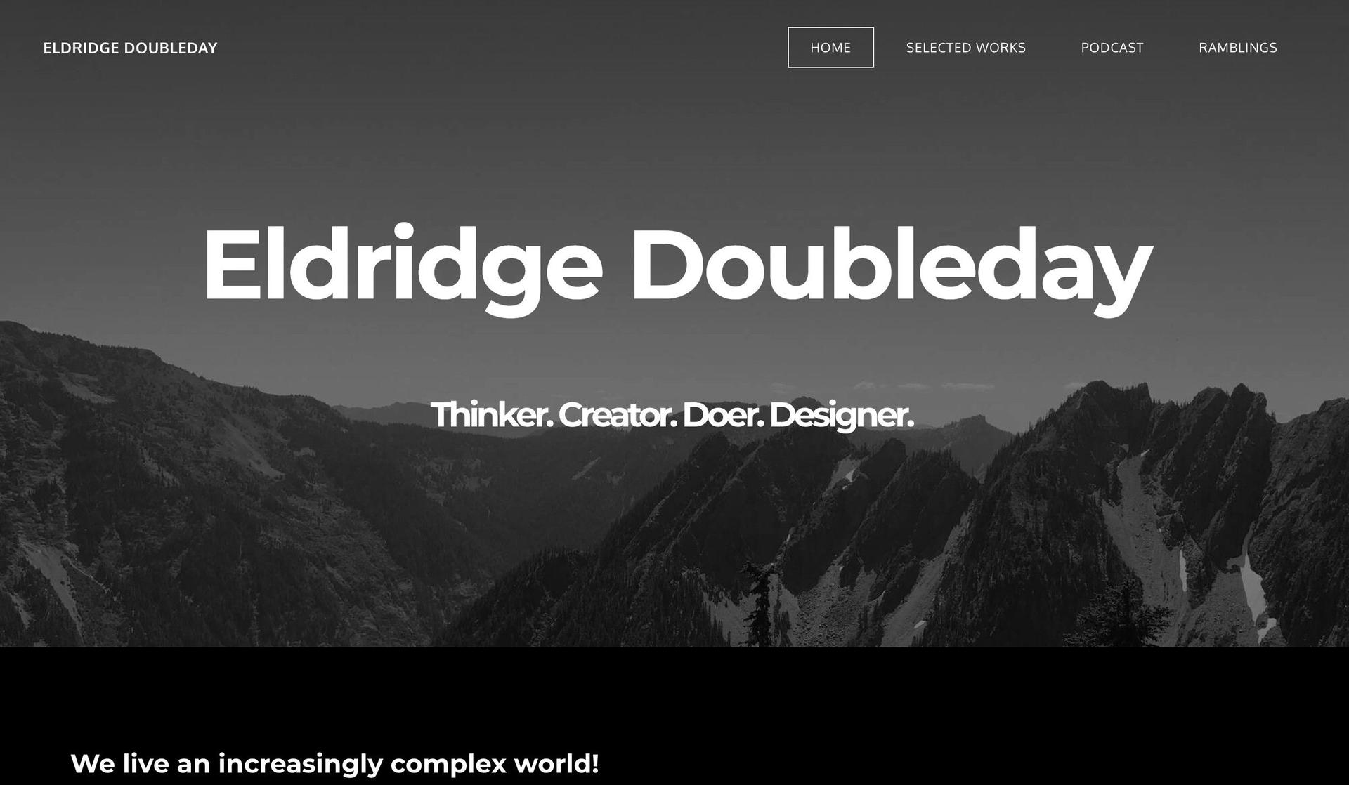 Eldridge Doubleday-resume website examples