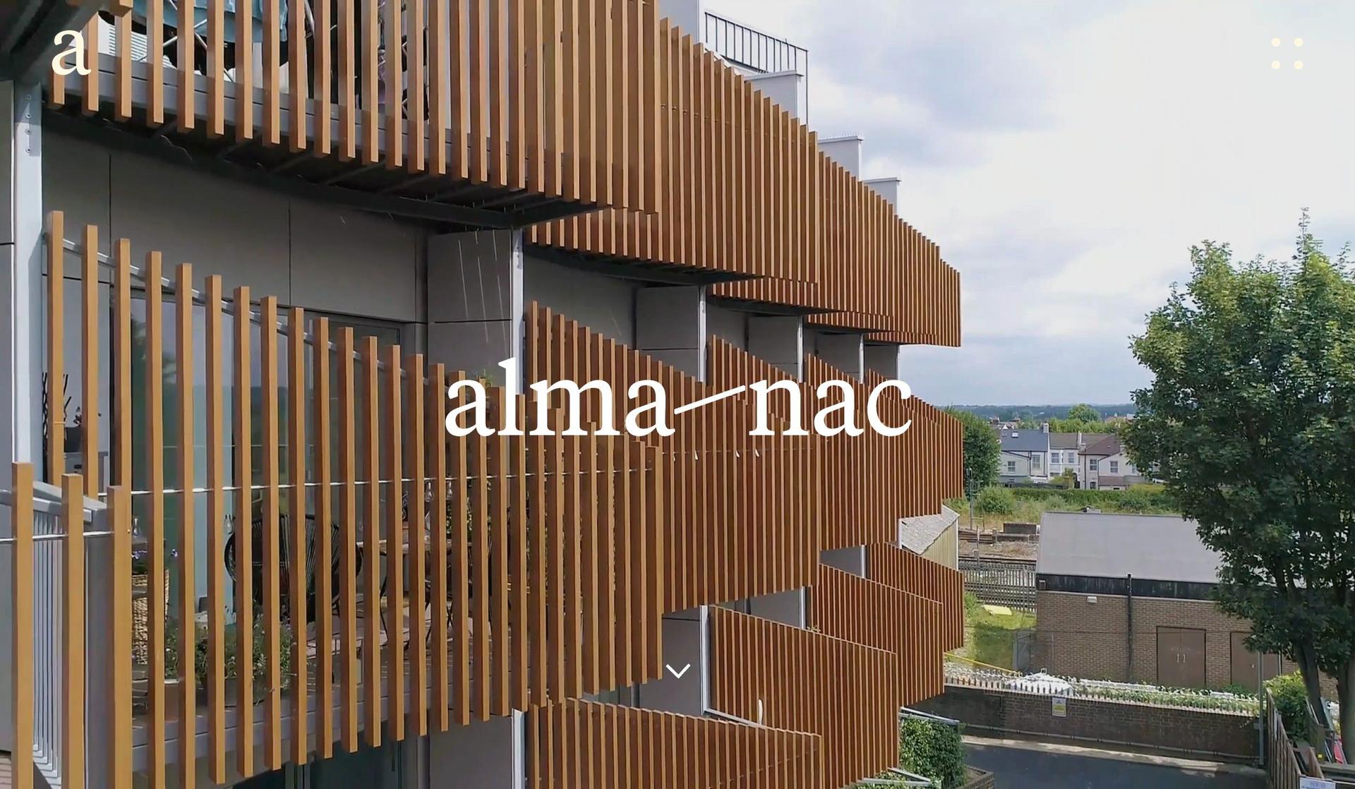 Alma-nac-minimalist websites