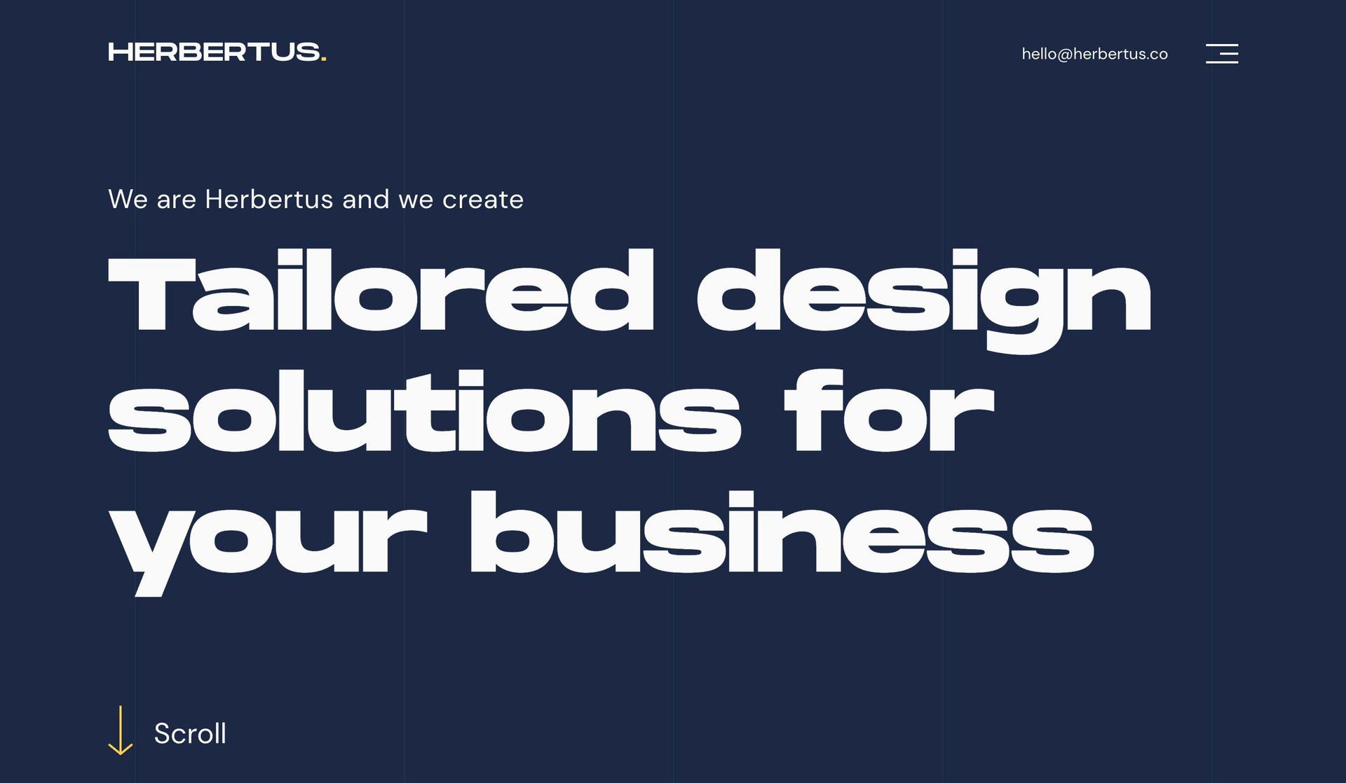 Herbertus-minimalist websites