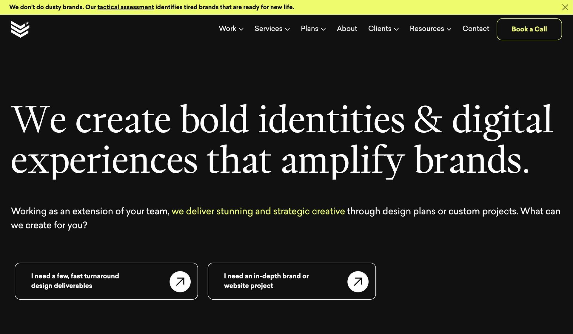 Visual Soldiers-minimalist websites