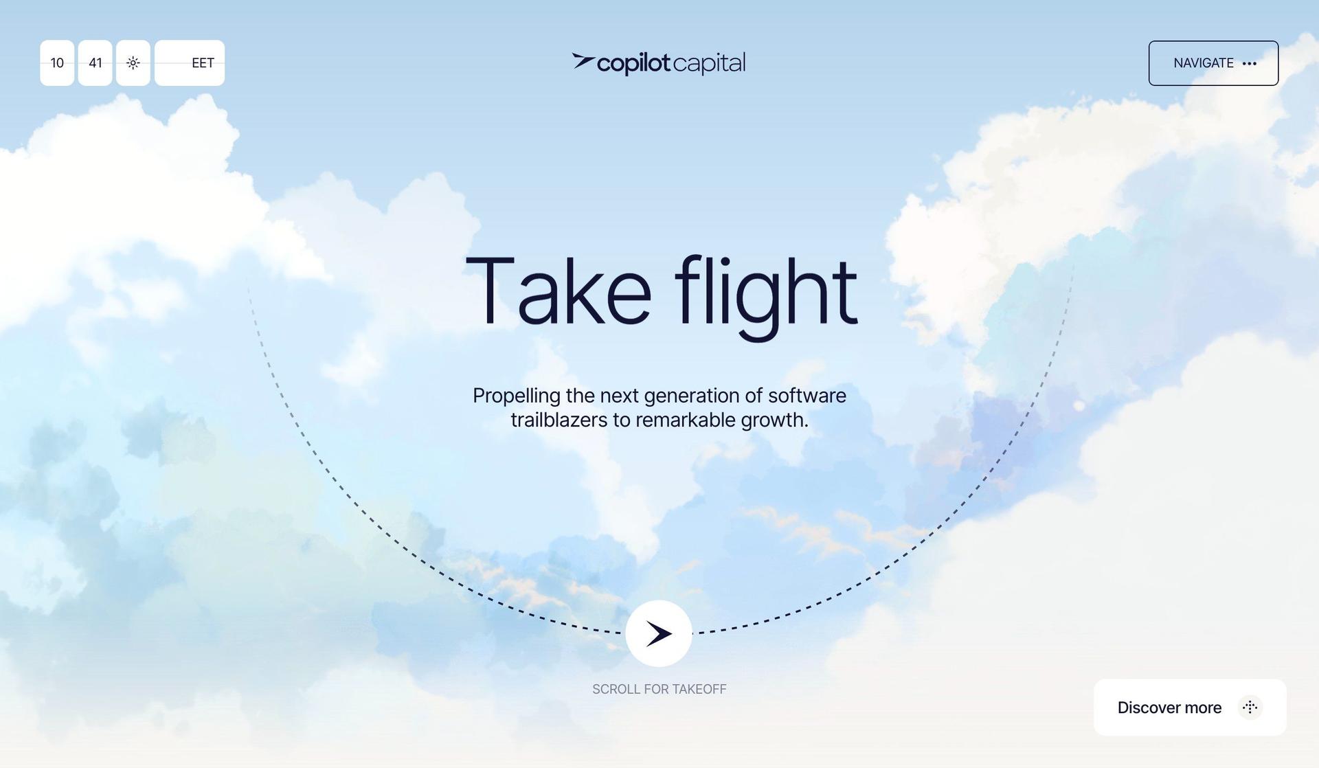 Copilot Capital-minimalist websites