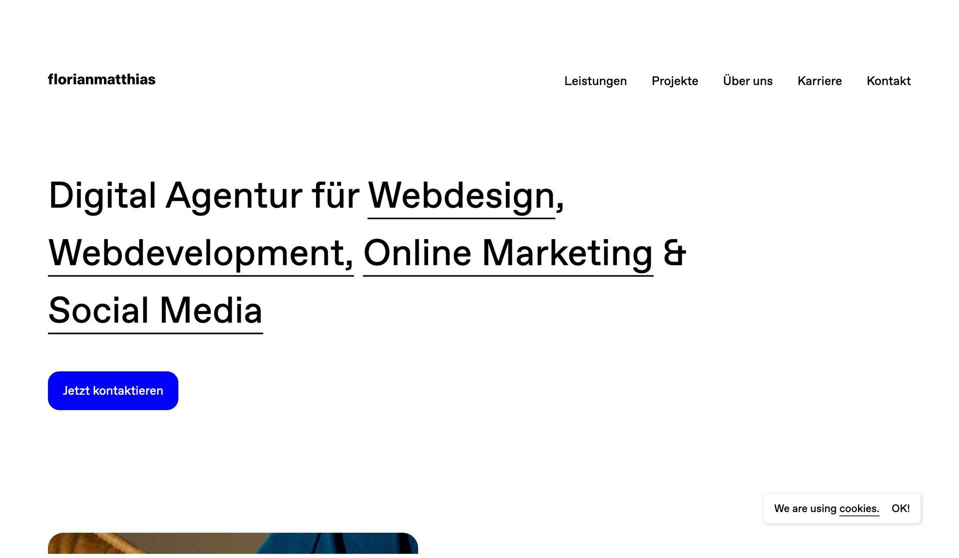Florian Matthias-minimalist websites
