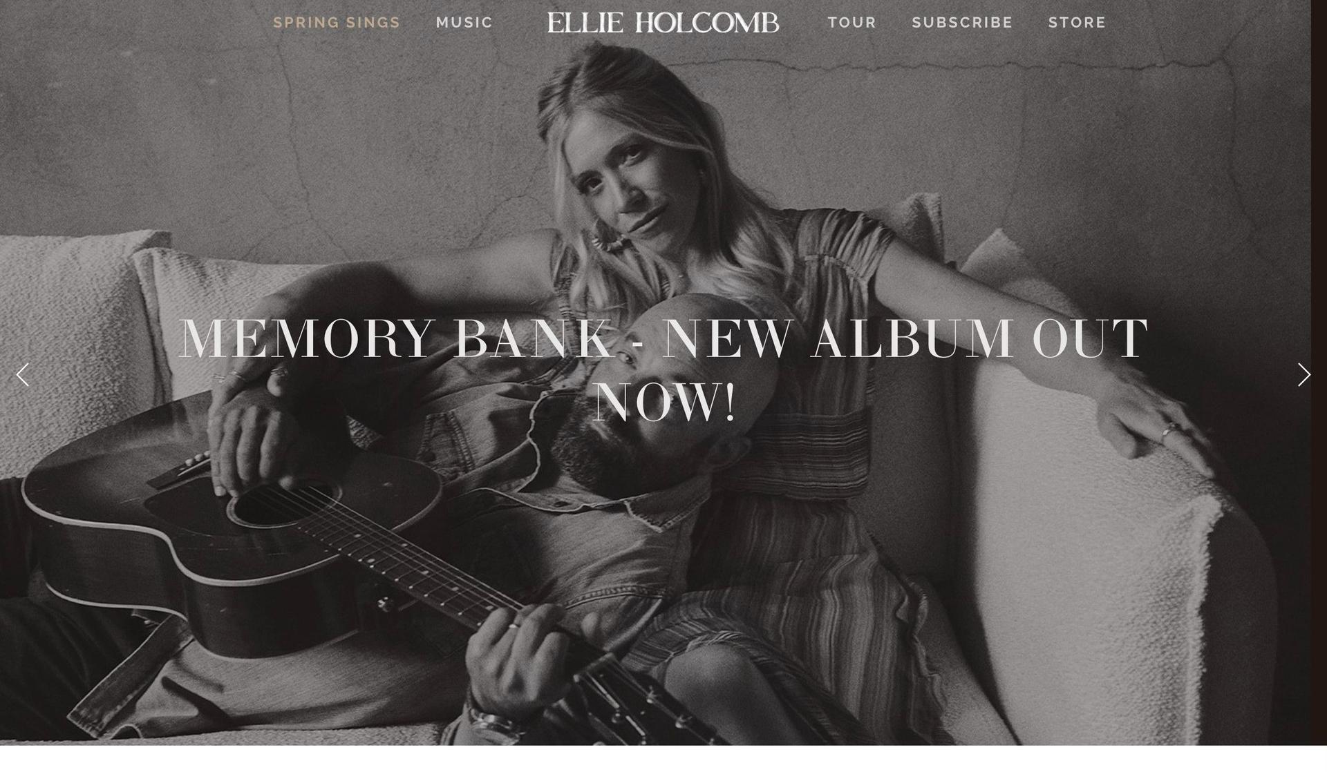 Ellie Holcomb-singer websites