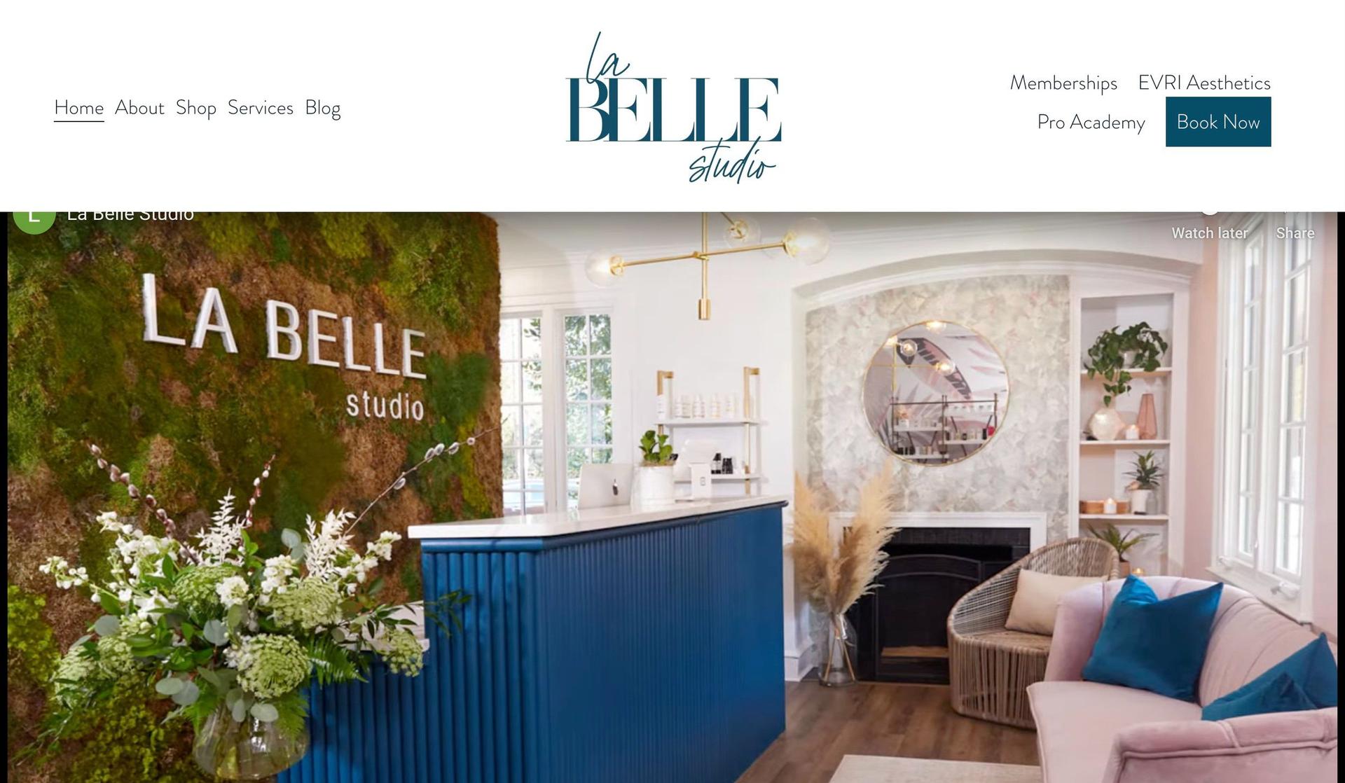 La Belle Artistry-spa websites