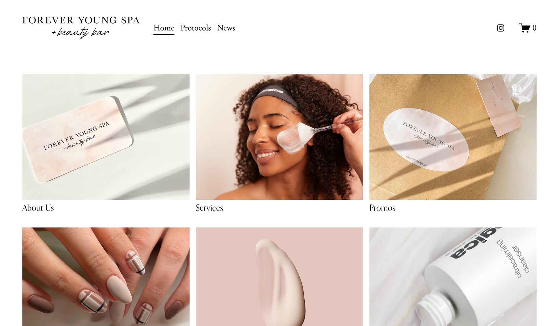 Forever Young Spa-spa websites