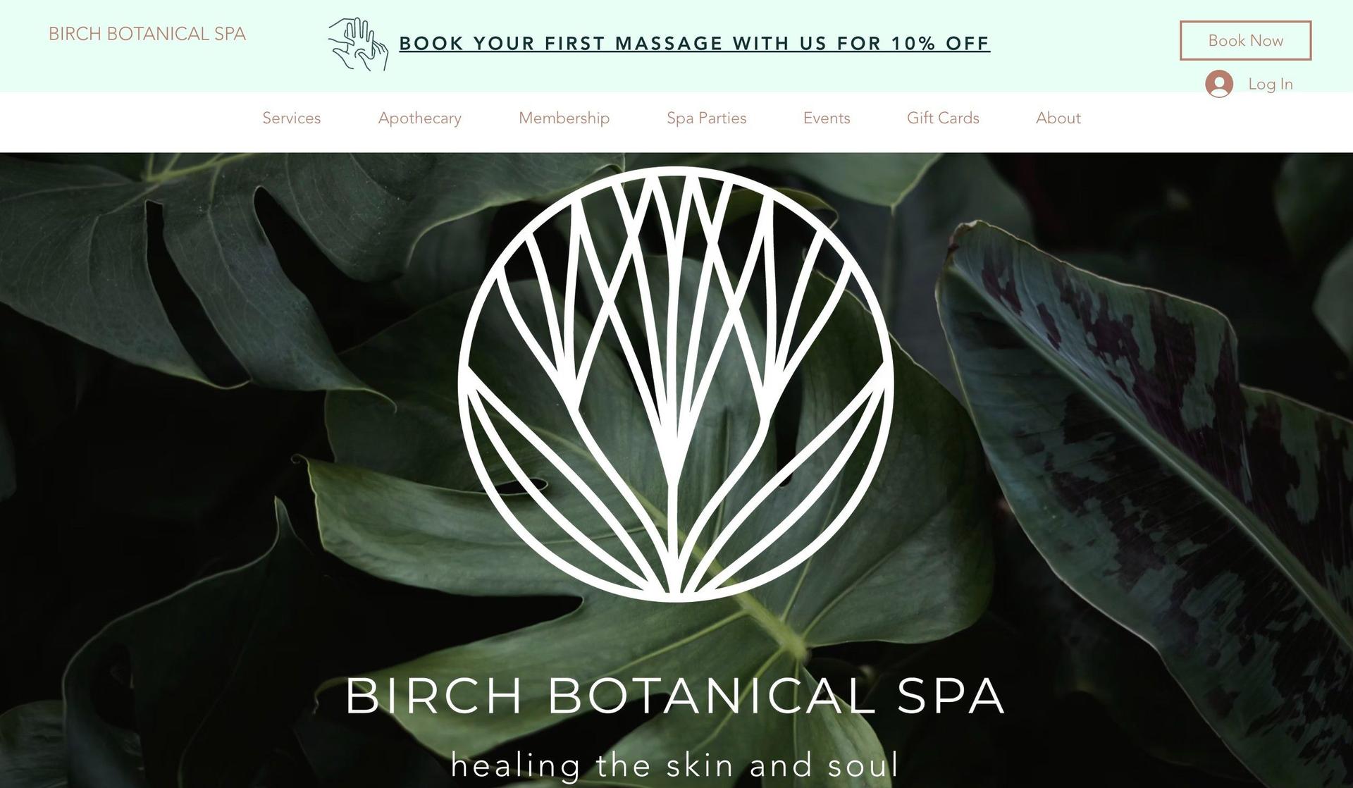 Birch Botanical Spa-spa websites