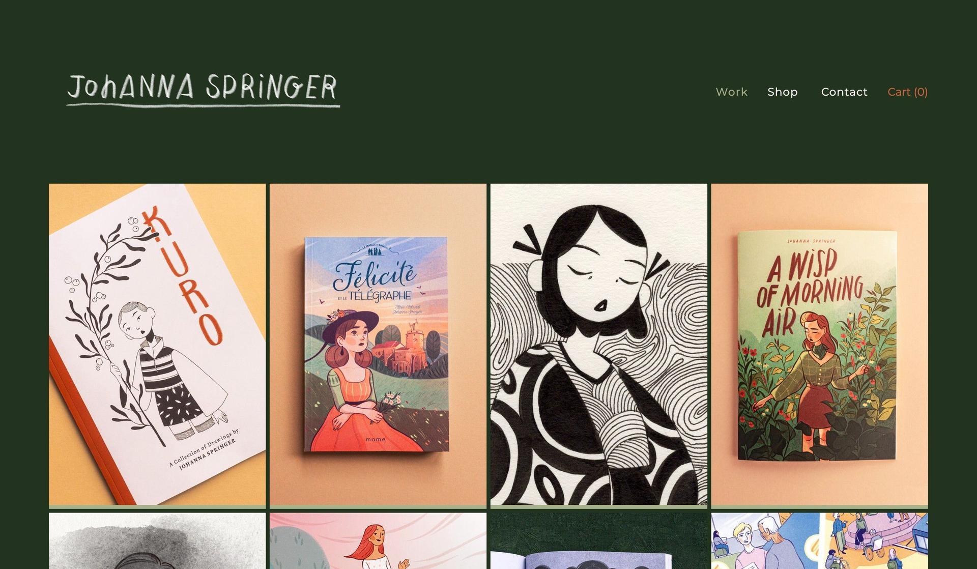 Johanna Springer-squarespace artist websites