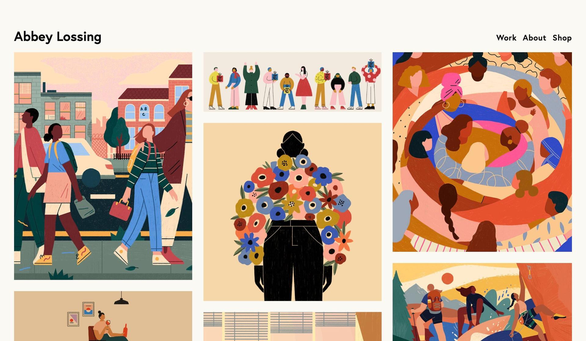 Abbey Lossing-squarespace artist websites