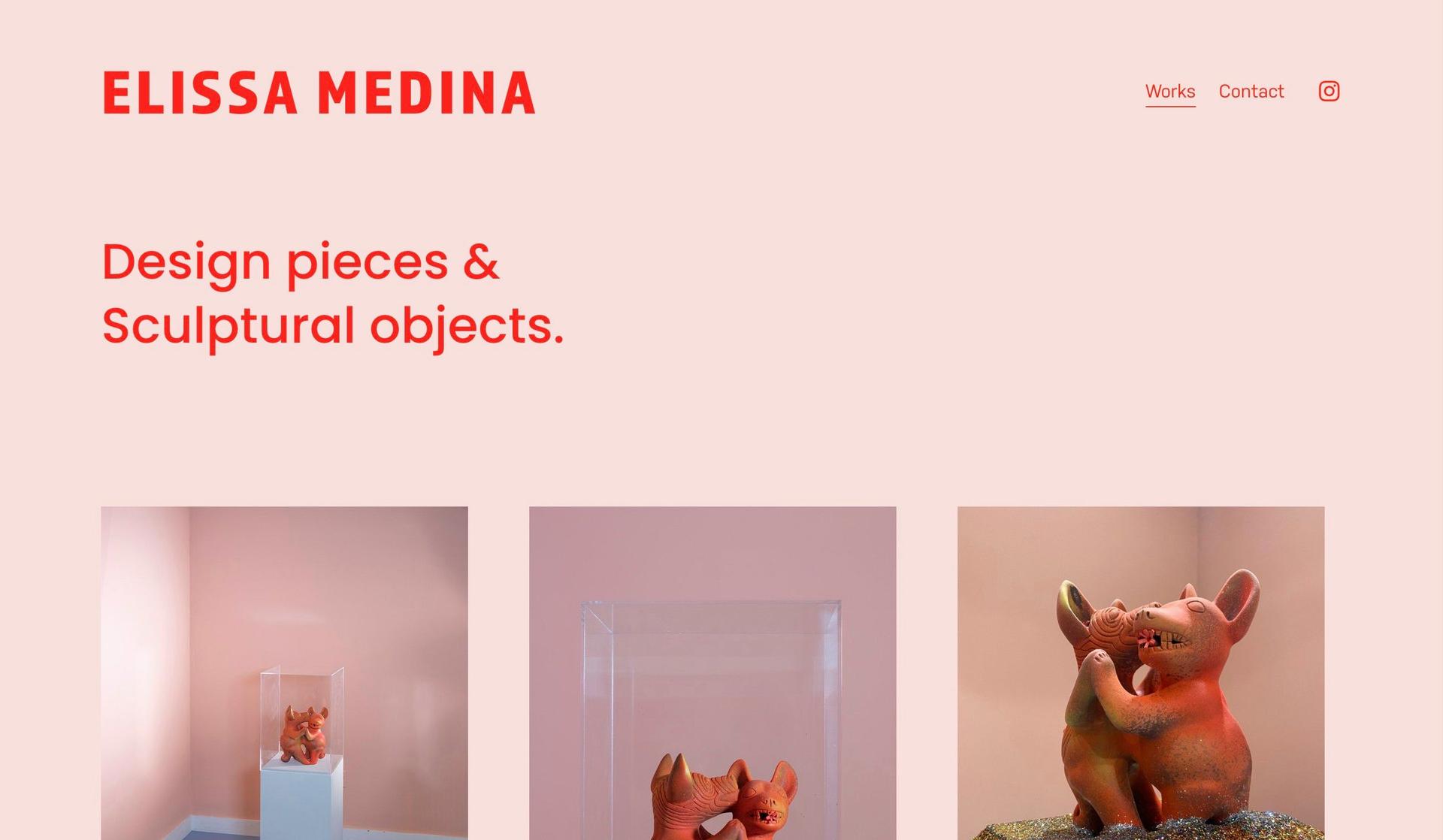 Elissa Medina-squarespace artist websites