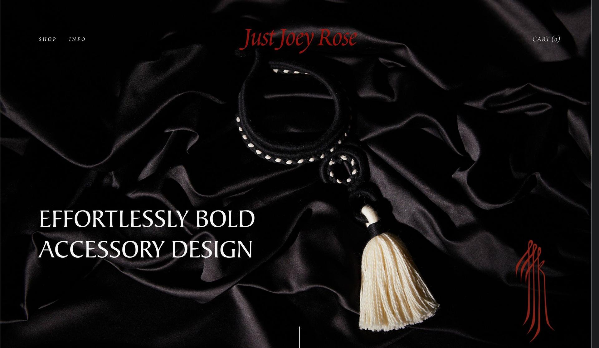 Just Joey Rose-squarespace artist websites