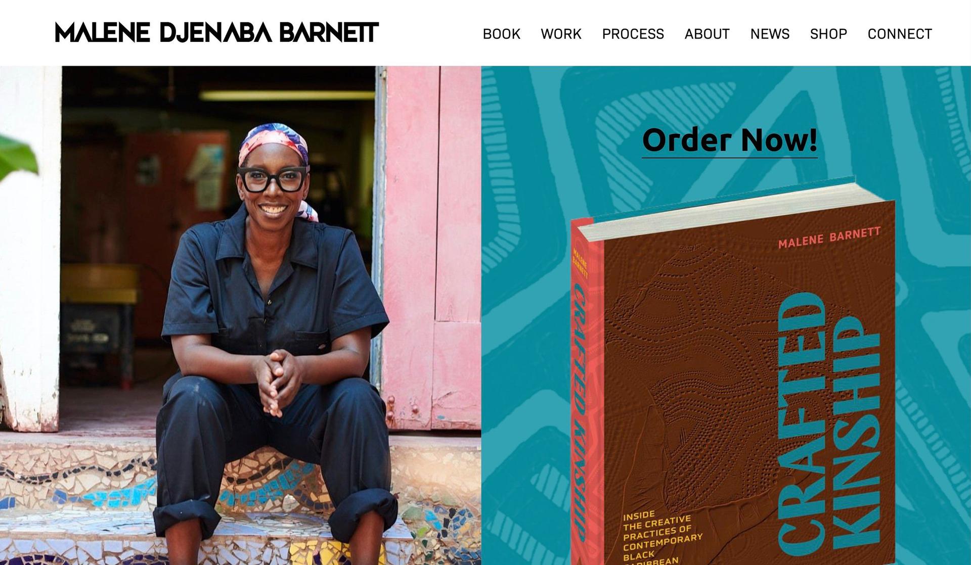 Malene Barnett-squarespace artist websites