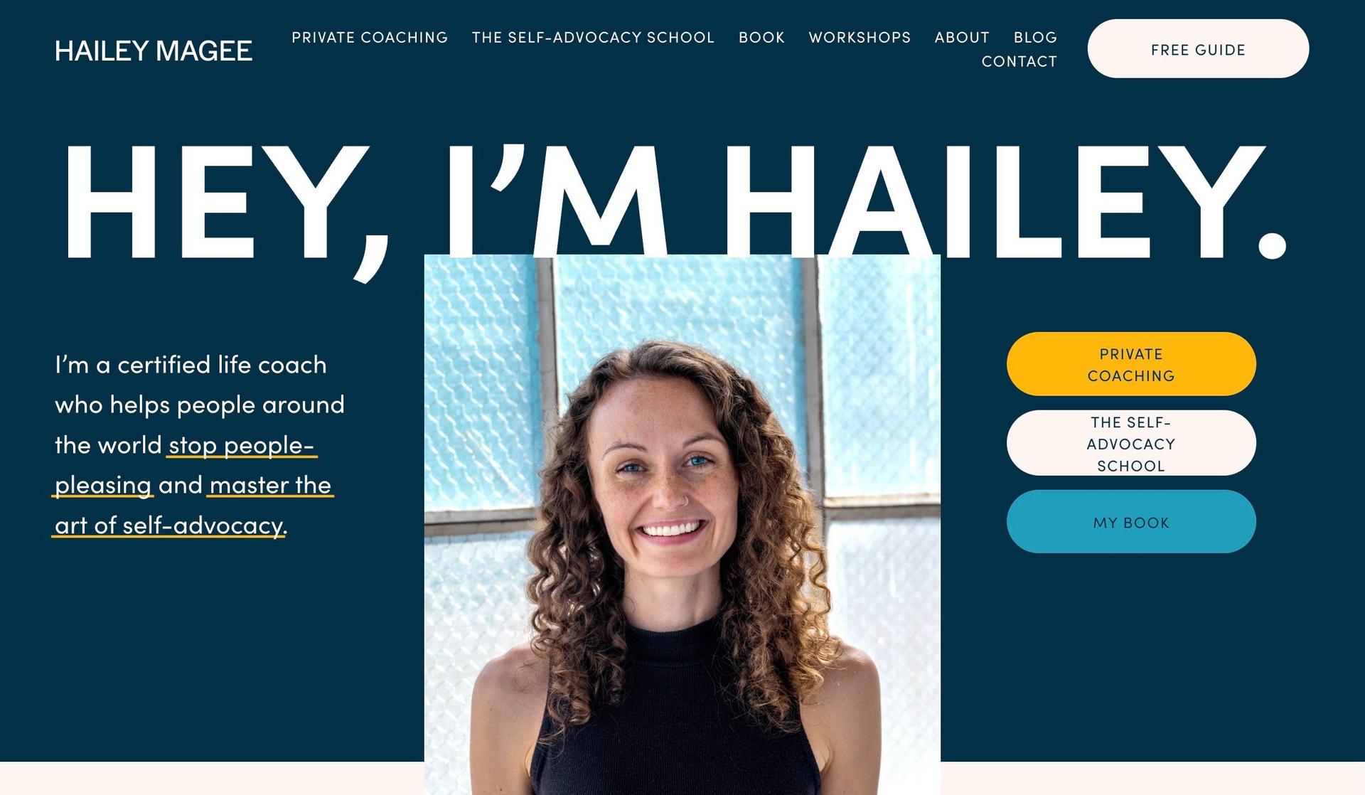Hailey Magee-squarespace coaching websites