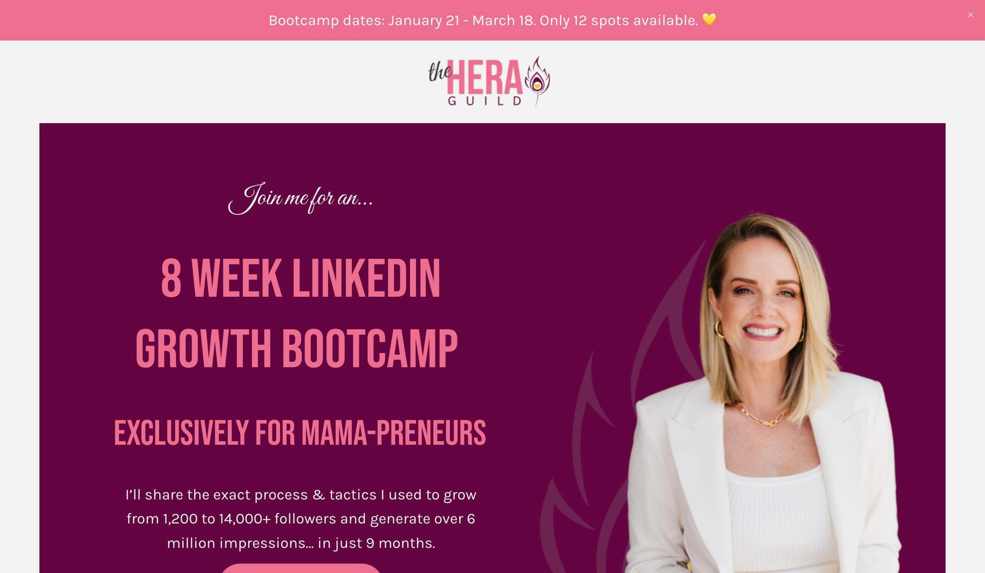 The Hera Guild-squarespace coaching websites