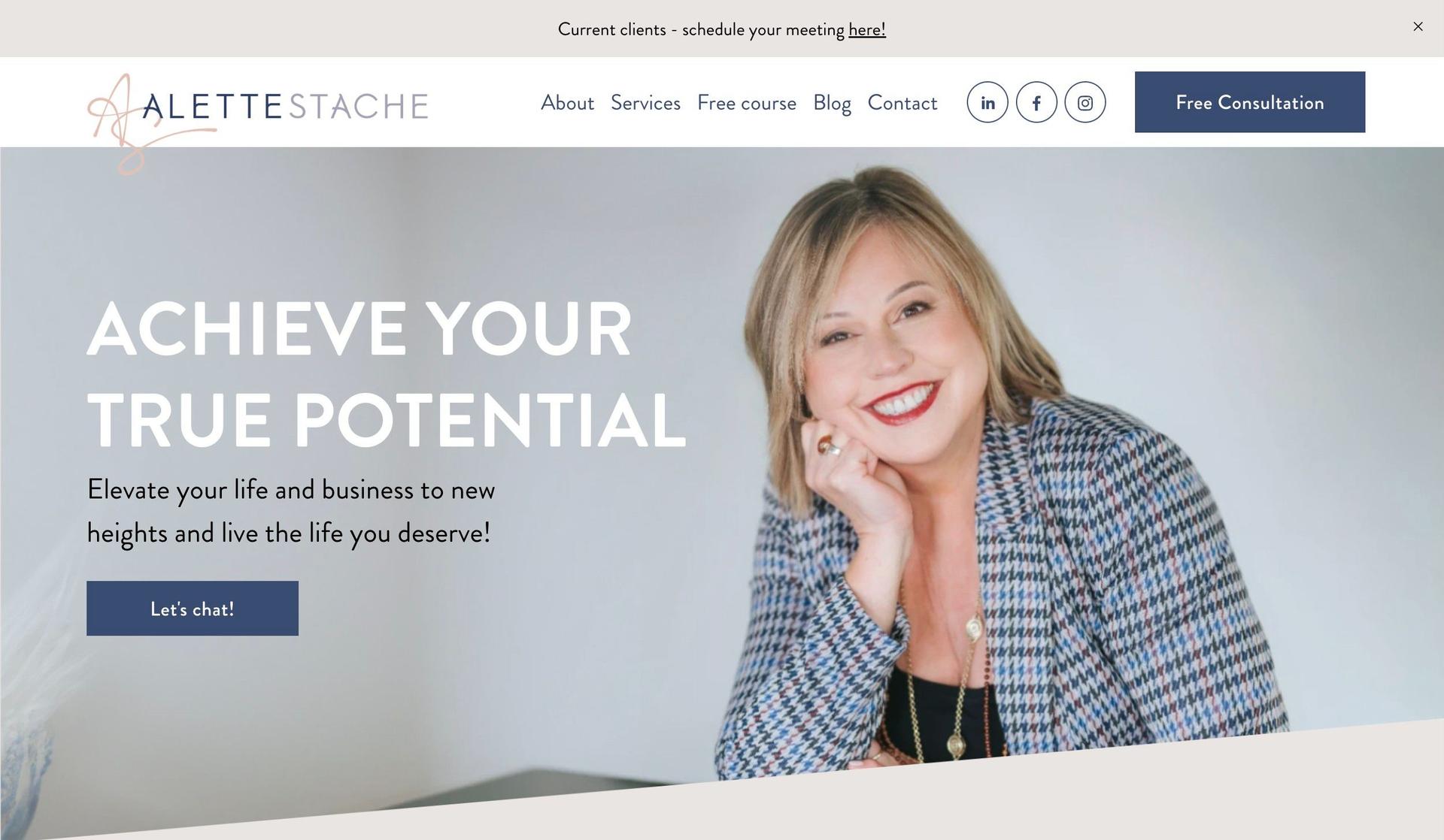 Alette Stache-squarespace coaching websites