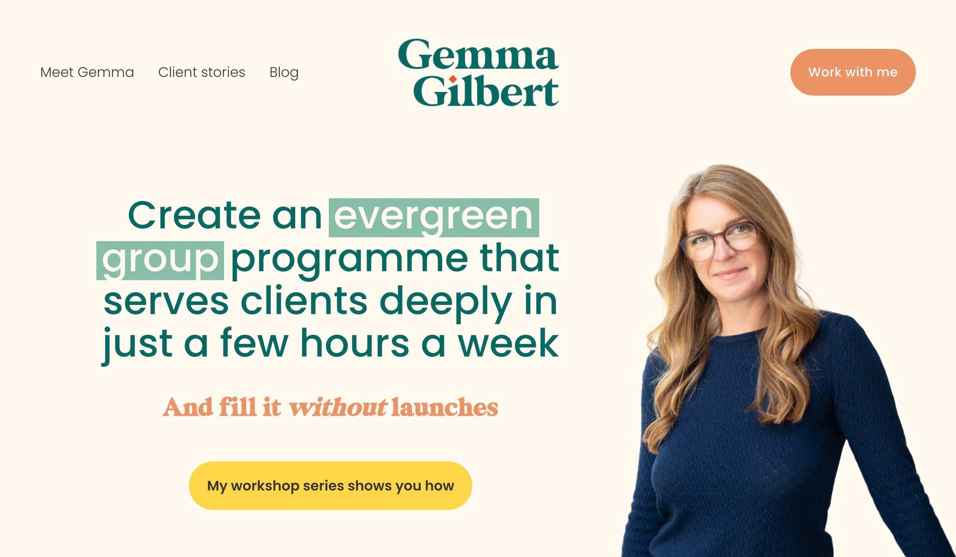 Gemma Gilbert-squarespace coaching websites