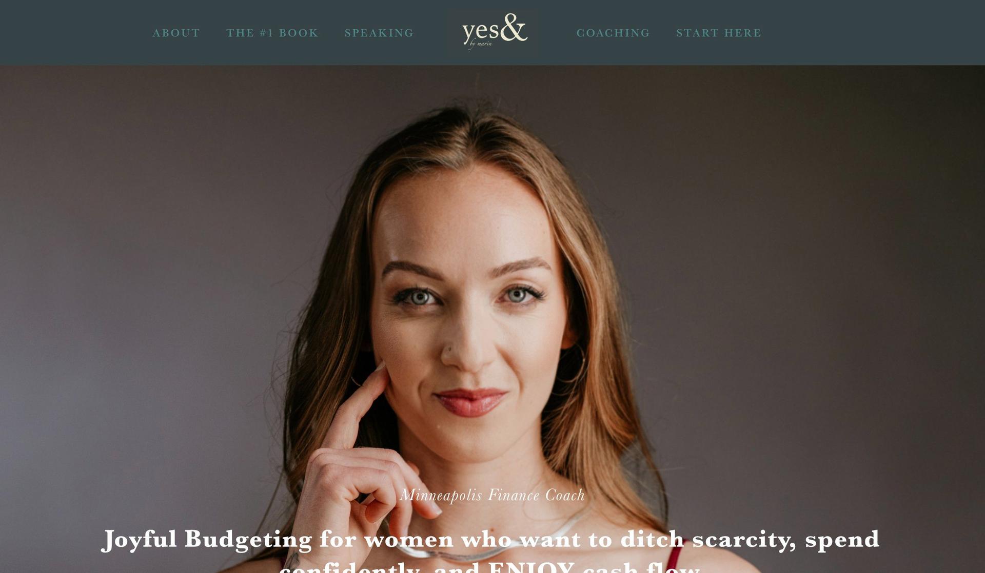 Yes and by Marin-squarespace coaching websites
