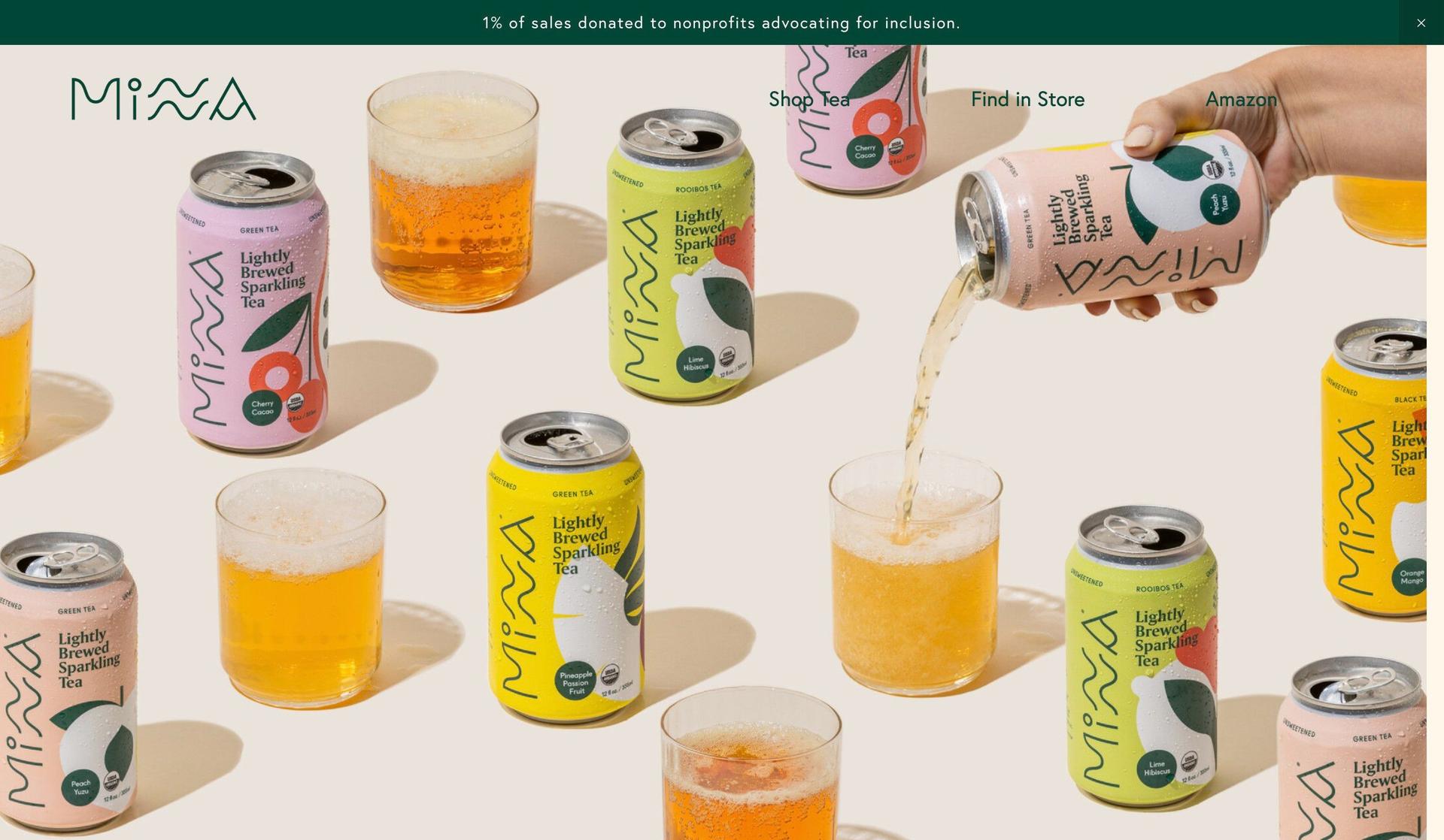 Drink Minna-squarespace ecommerce examples