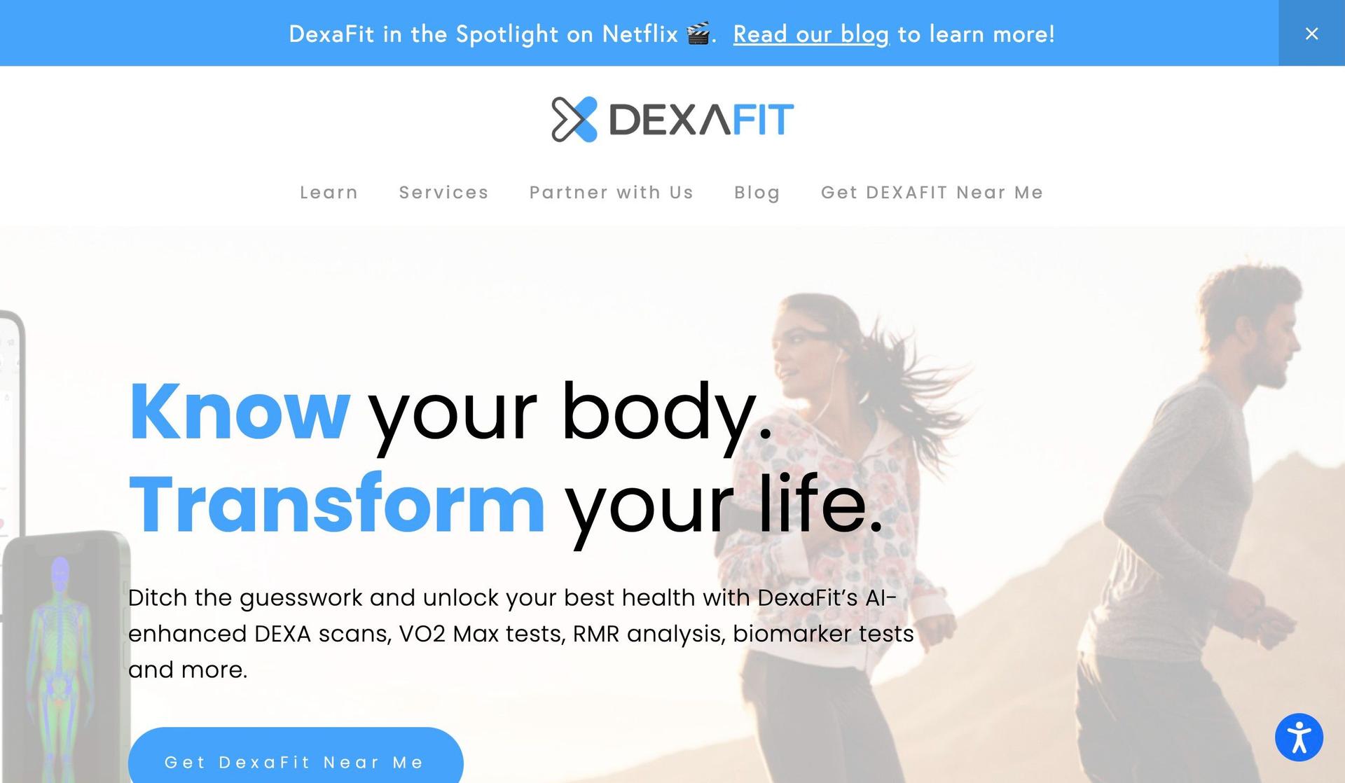 DexaFit-squarespace fitness website examples