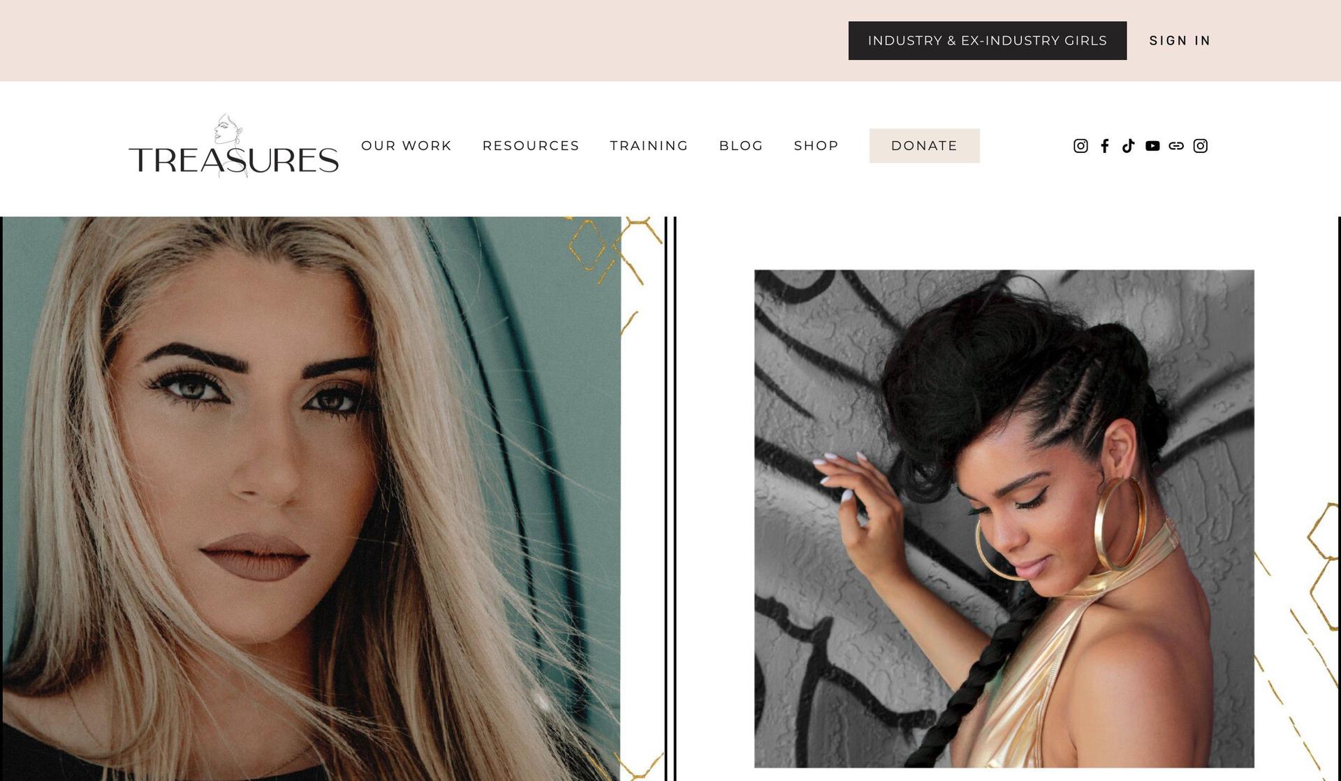 I Am A Treasure-squarespace nonprofit websites