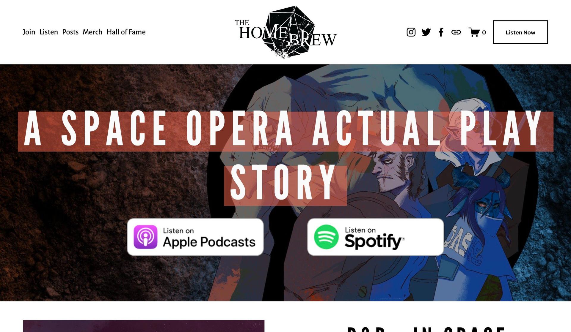 The Homebrew Podcast-squarespace podcast websites