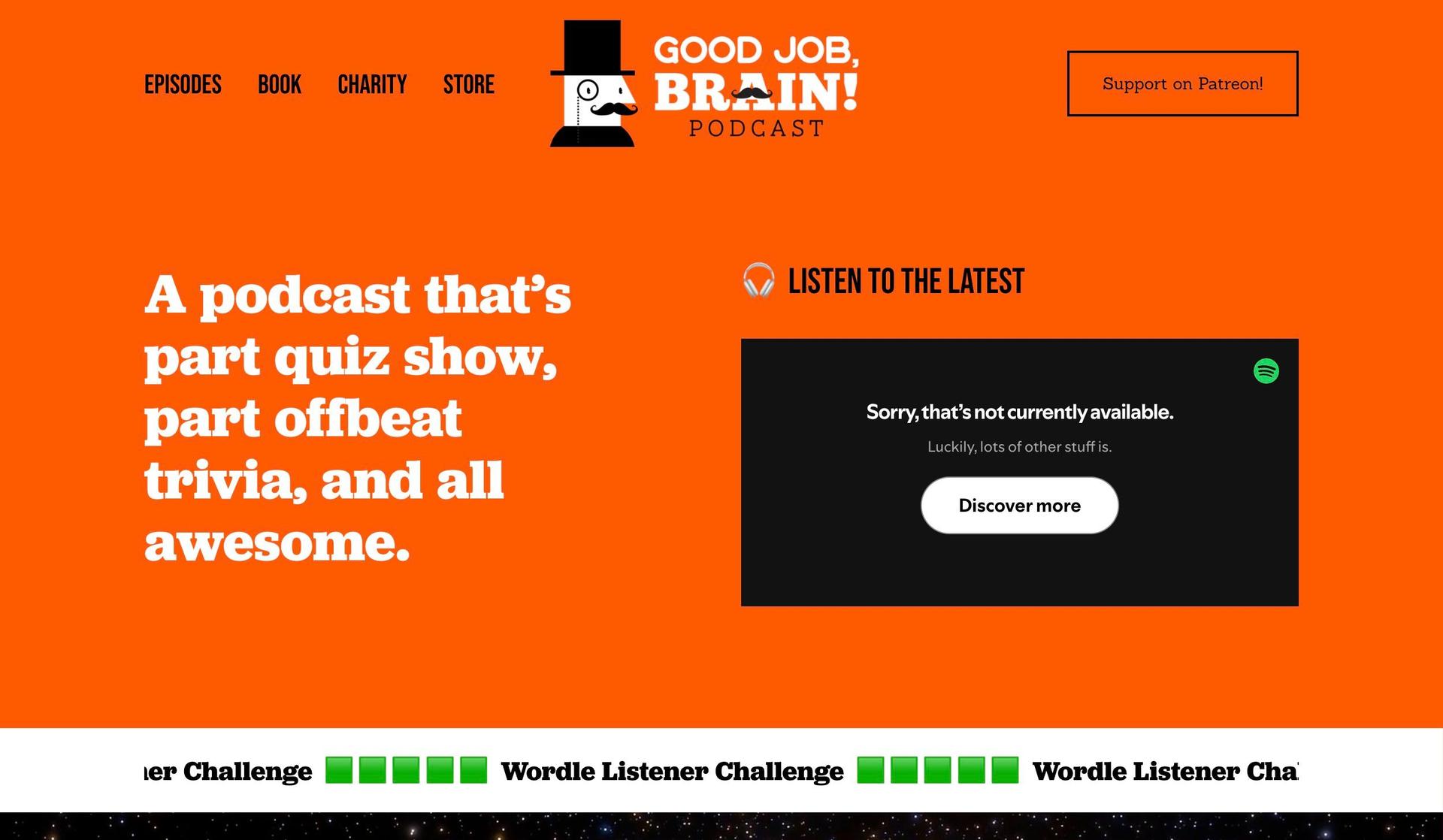 Good Job, Brain!-squarespace podcast websites