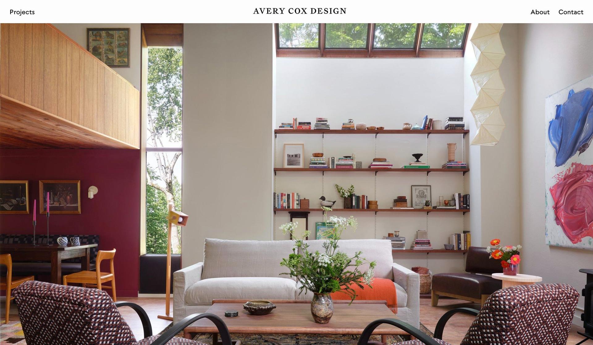Avery Cox Design-modern website design