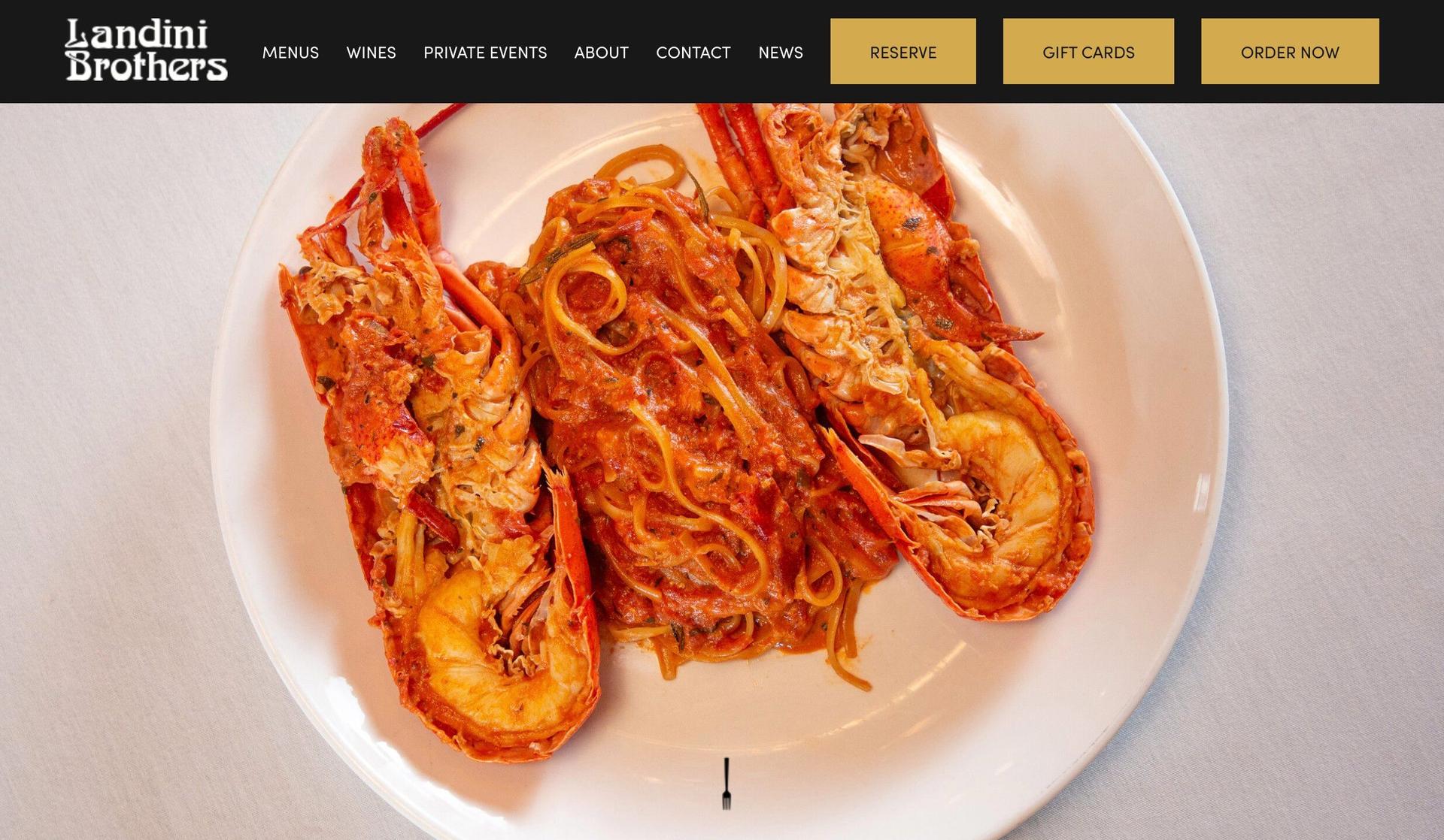 Landini Brothers-squarespace restaurant websites
