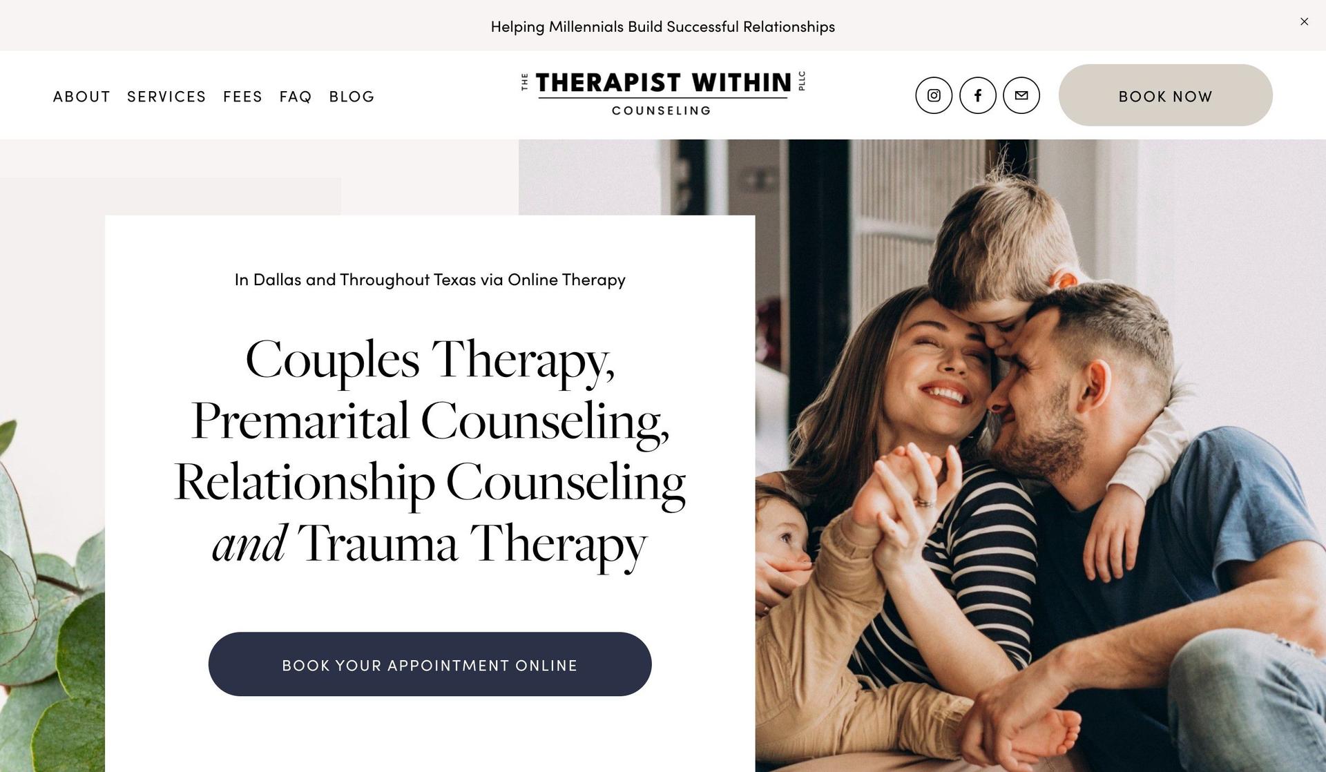 My Therapist Within-squarespace therapist website examples