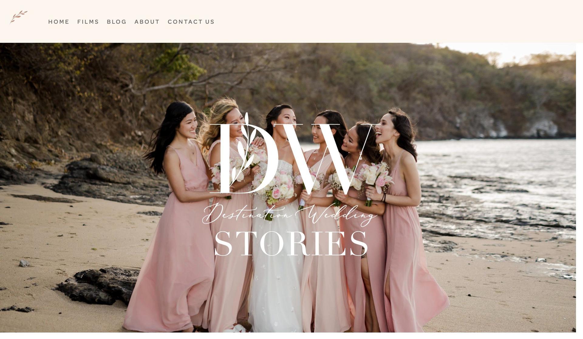 DW Stories-wedding website examples