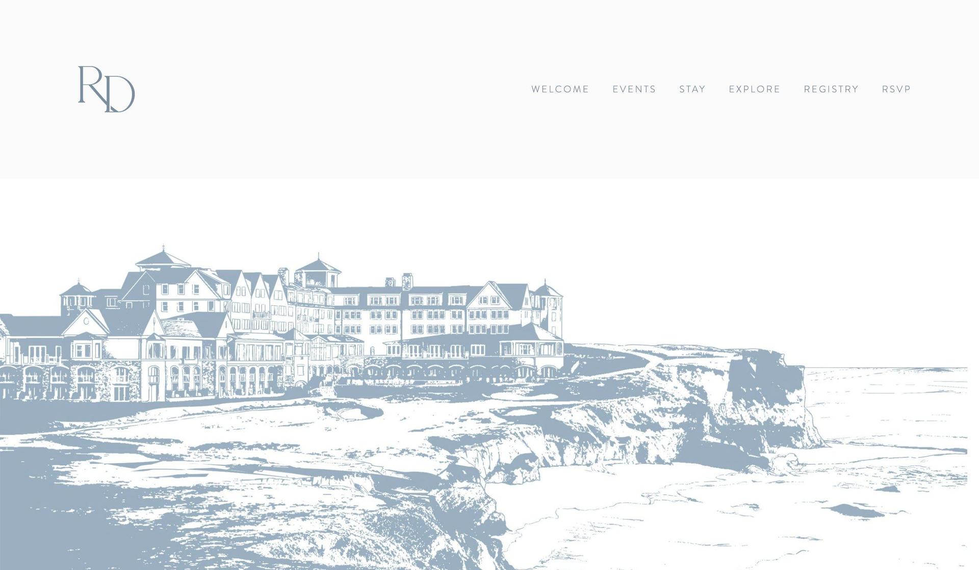 Rachel and Dan-squarespace wedding websites