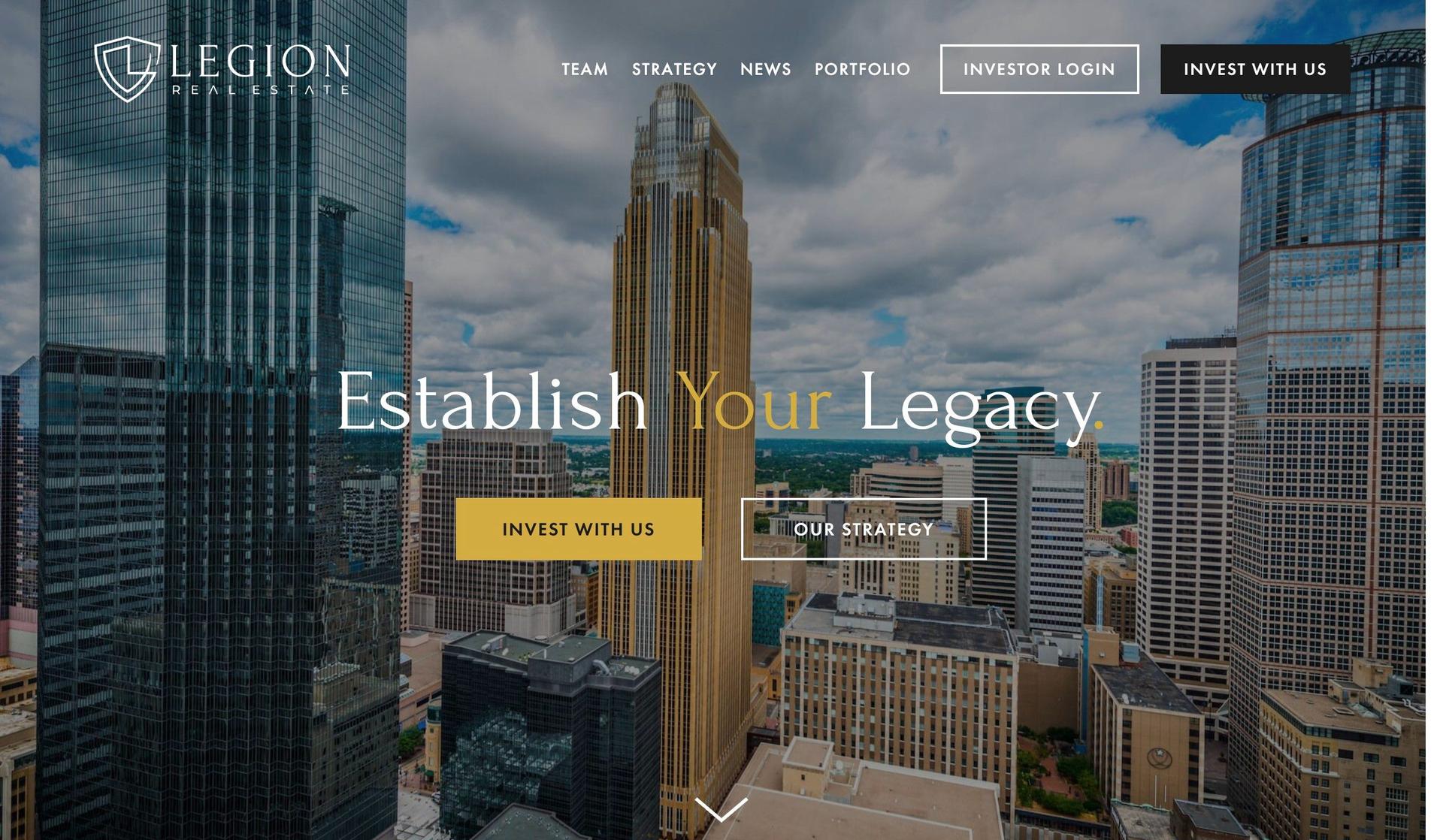 Legion Real Estate-squarespace real estate websites