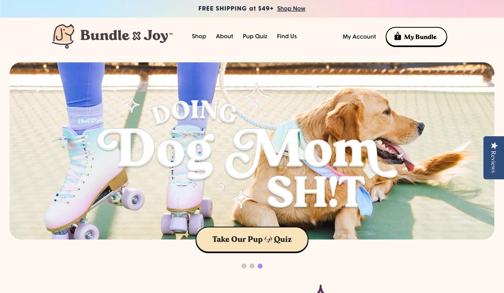 Bundle x Joy-startup websites