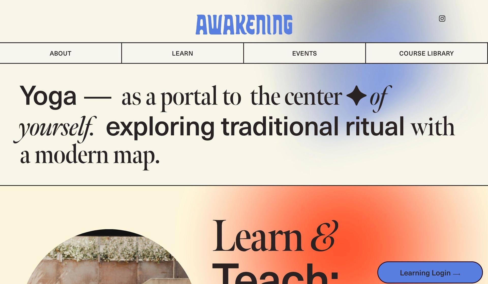 Awakening Yoga Academy-teacher website examples