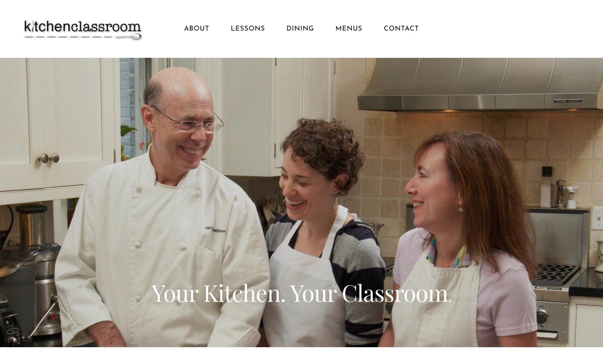 Kitchen Classroom-teacher website examples