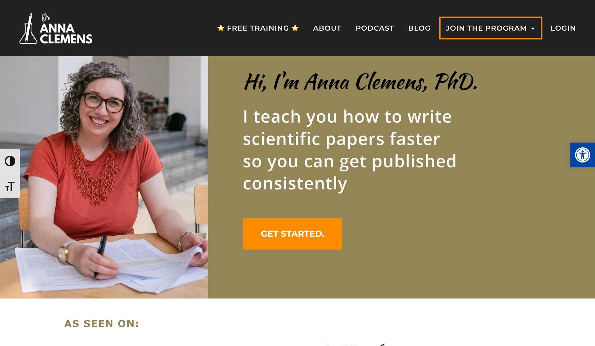 Anna Clemens-teacher website examples