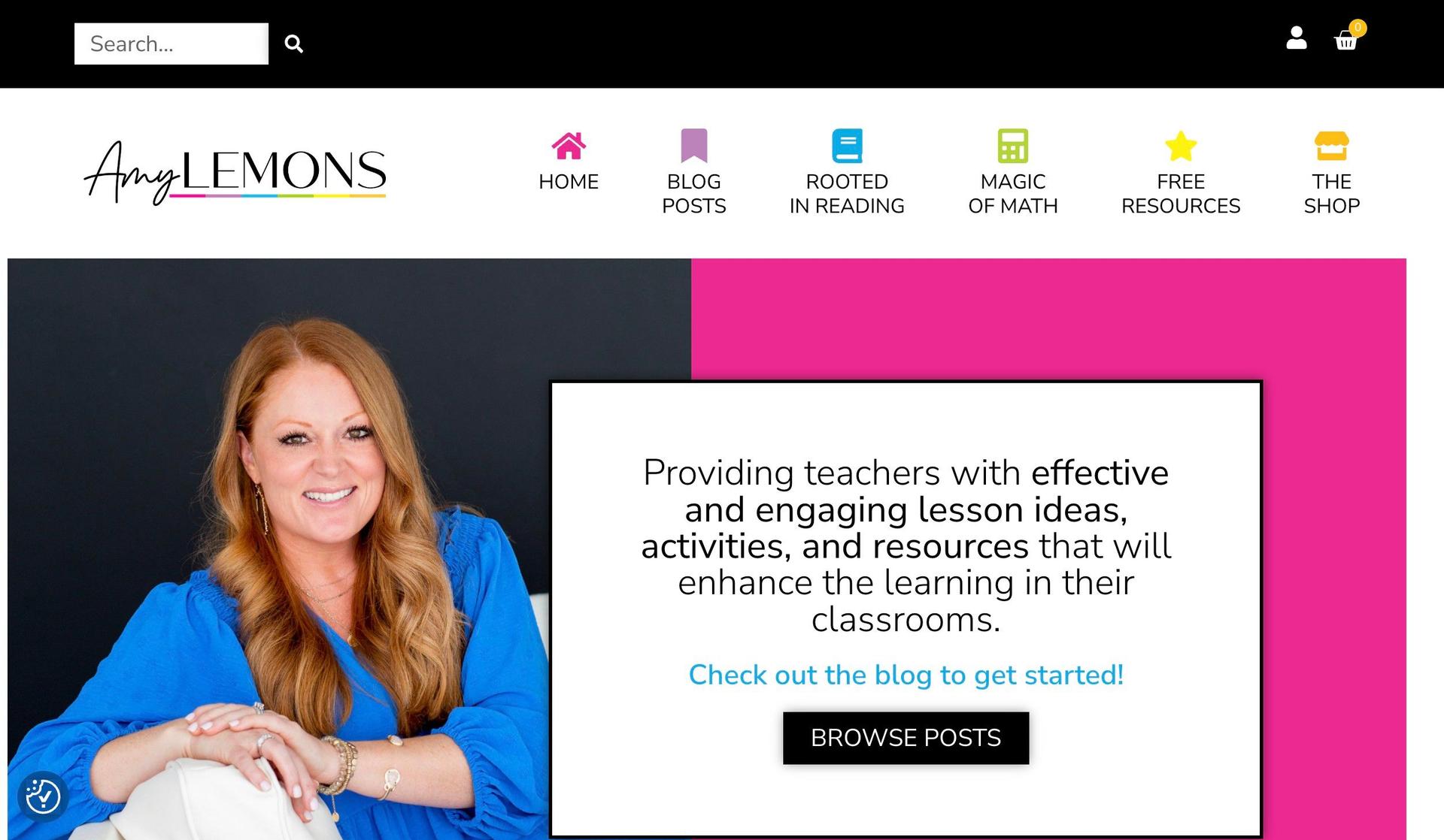 Amy Lemons-teacher website examples