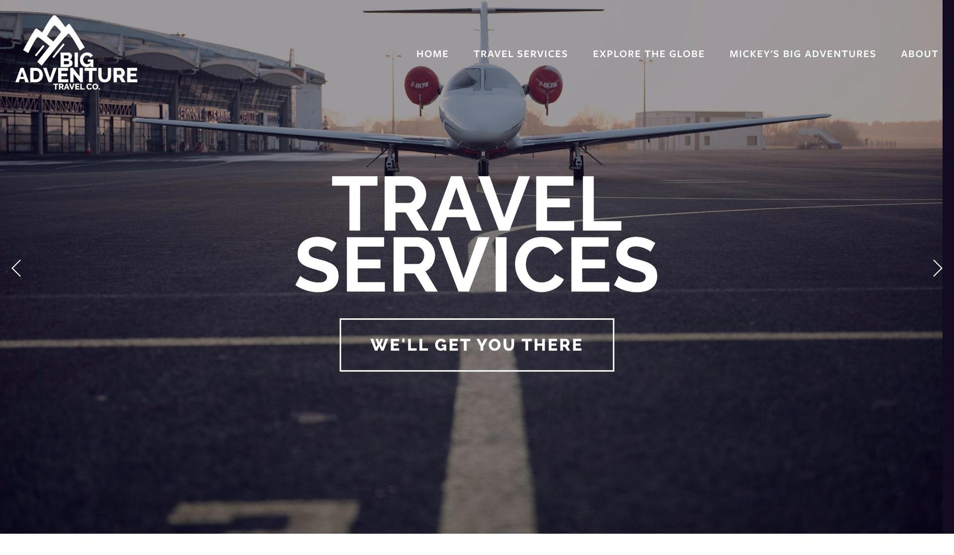 Big Adventures-travel agency websites