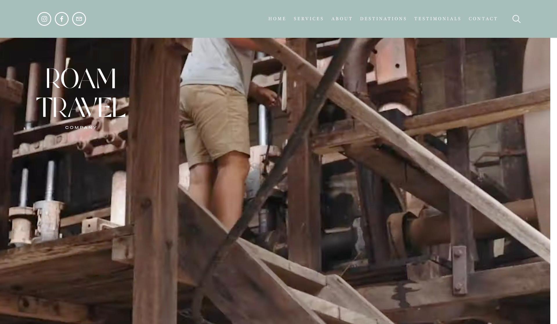 Roam Travel Company-travel agency websites