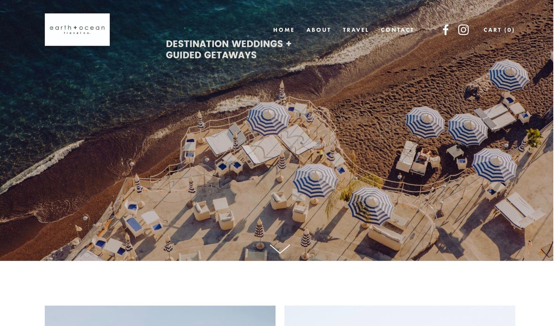 Earth Ocean-travel agency websites